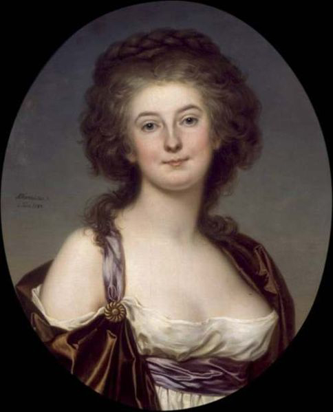 Adolf Ulrik Wertmuller Mademoiselle Charlotte Eckerman (1759-1790), Swedish opera singer and actress